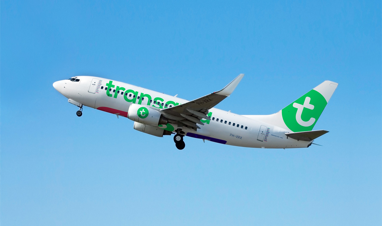 Transavia vliegt met de Boeing 737-700 en 737-800 toestellen